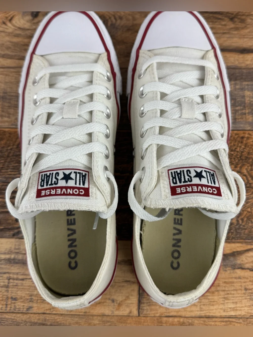 Converse CTAS Ox Optical White, Unisex Men's 6 Women's 8, Low Top Sneakers - Picture 7 of 11